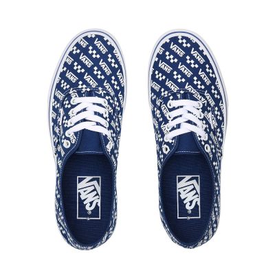 Vans Logo Repeat Authentic - Erkek Spor Ayakkabı (Mavi)